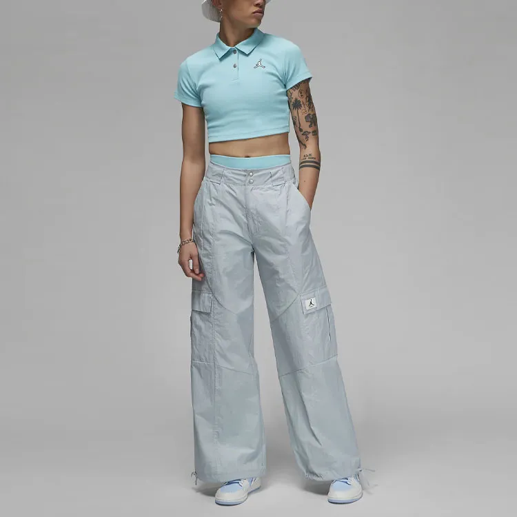 Jordan Polo Shirts Women's Sky Blue-2