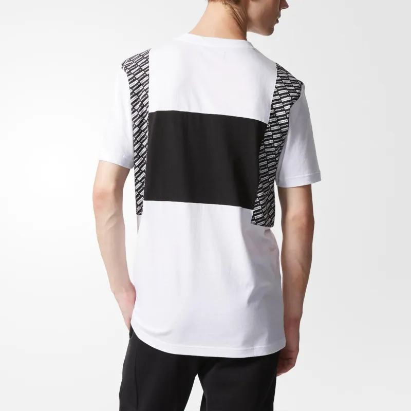 Adidas Originals Drop Shoulder Sleeve T Shirt Men's White-3