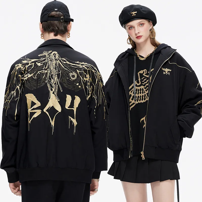 Boy London Puffer Jacket Unisex Black-5