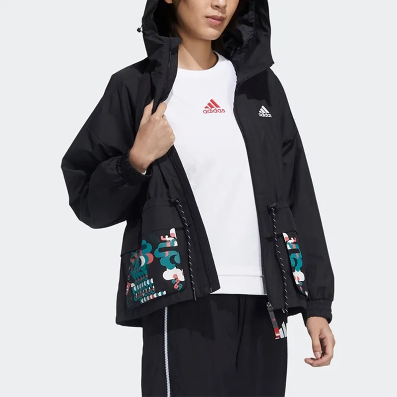 Adidas CNY Collection Jackets Women's Black-4