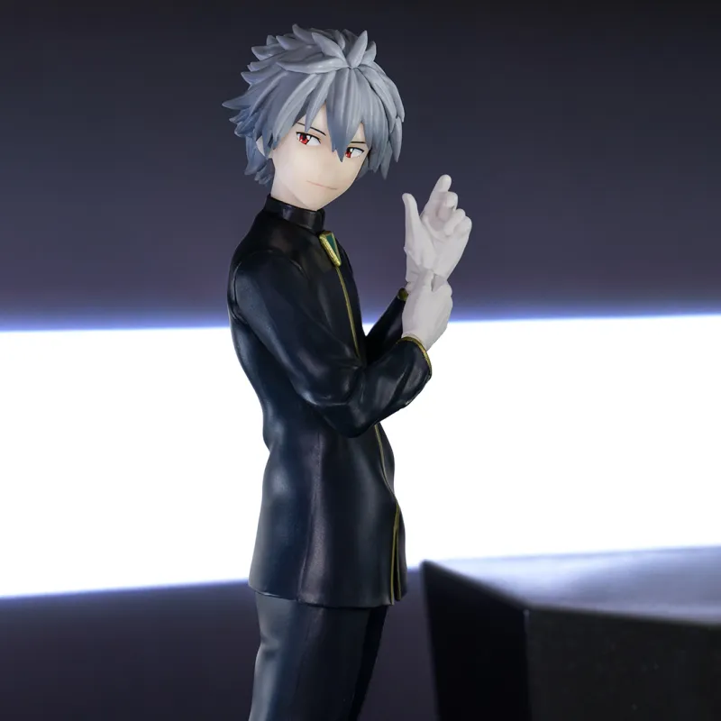 BANPRESTO Kaworu Nagisa Glass Factory Ichiban Kuji Neon Genesis Evangelion Angel Attack C Prize Bonus Gifts 21cm-2