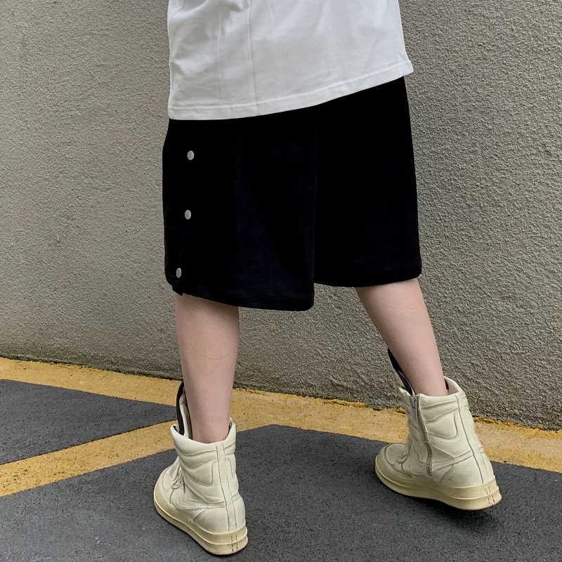 A11SLAVE Loose Fit Shorts Unisex Black-4