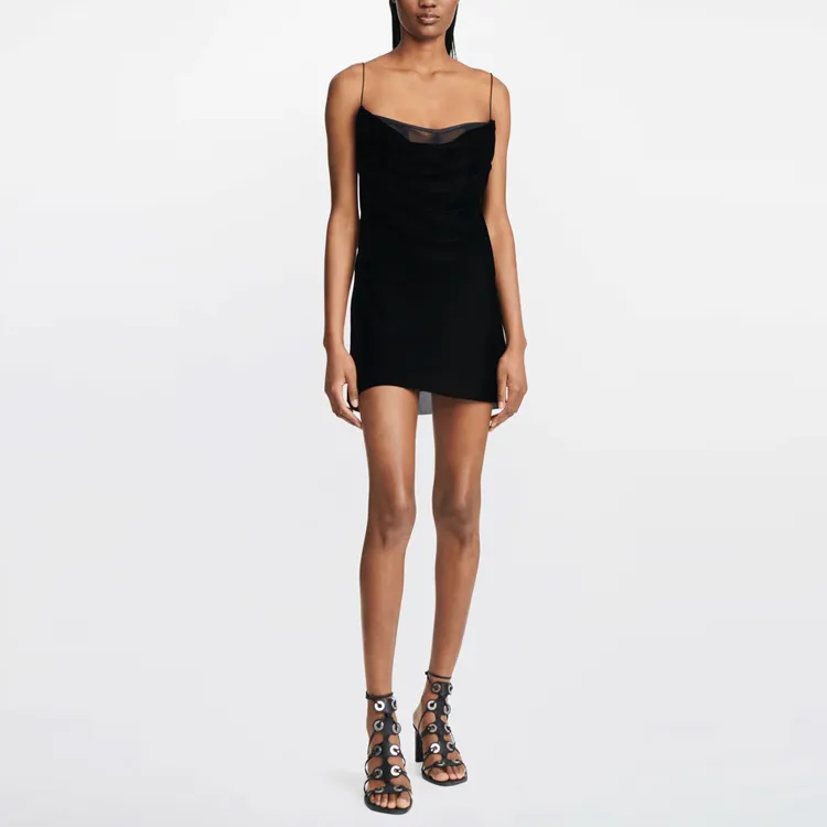 DION LEE Velvet Architrave Corset Mini Dress-2