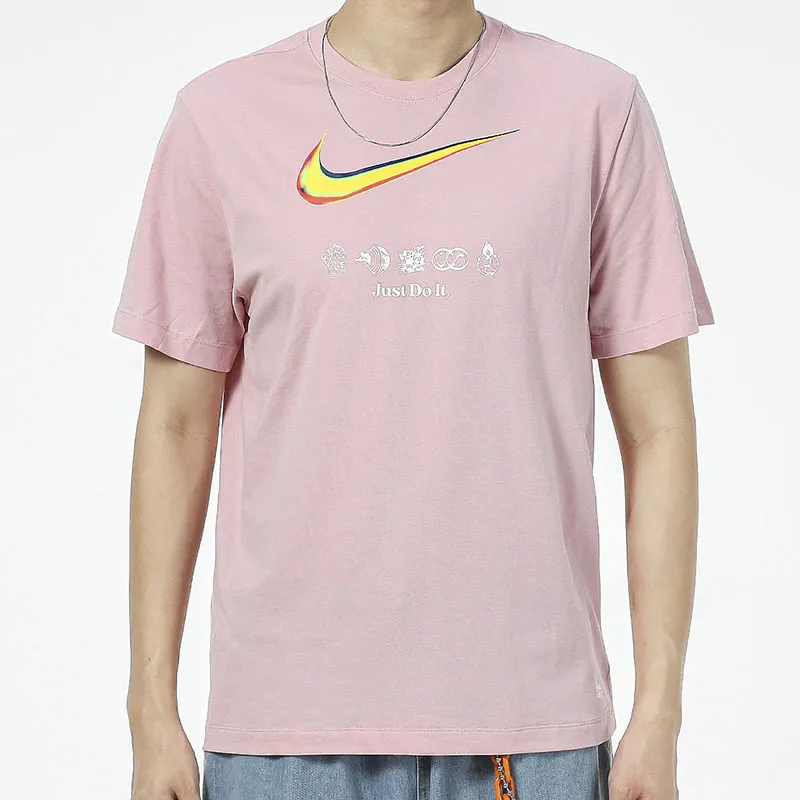 Nike T Shirts Men Pink-1