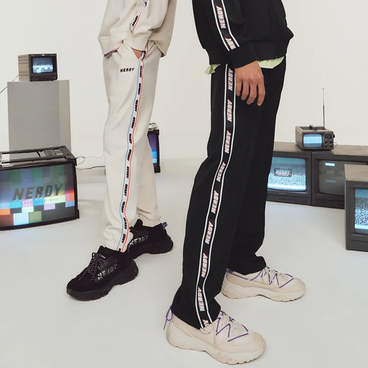 NERDY Sports Pants Unisex White-3