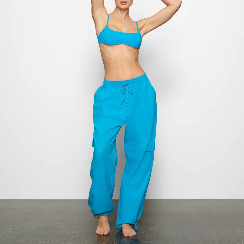Skims Cargo Pants Women's Turquoise-1