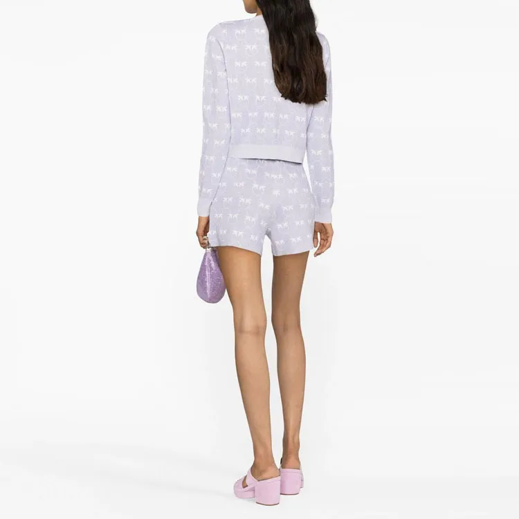 PINKO Casual Shorts Women's Purple-2