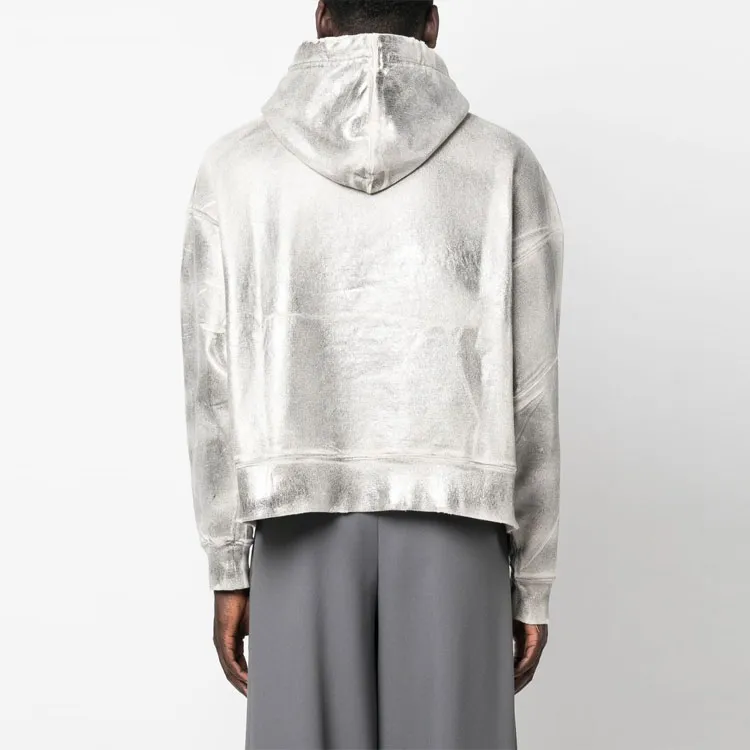 PALM ANGELS Metallic Hoodie-2