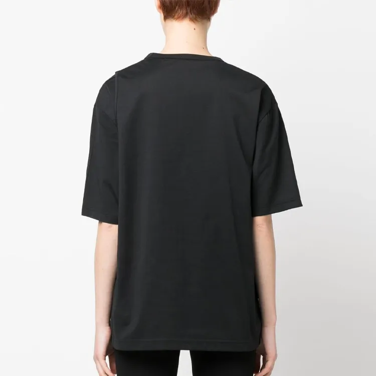 Yohji Yamamoto T Shirts Women's Obsidian Black-3