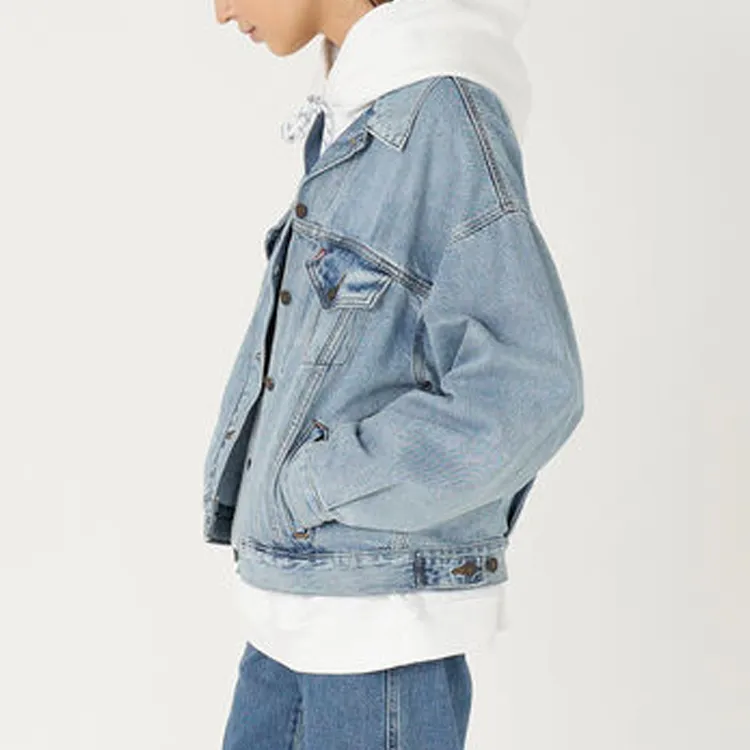 Levis Denim Jackets Women's Light Indigo-6