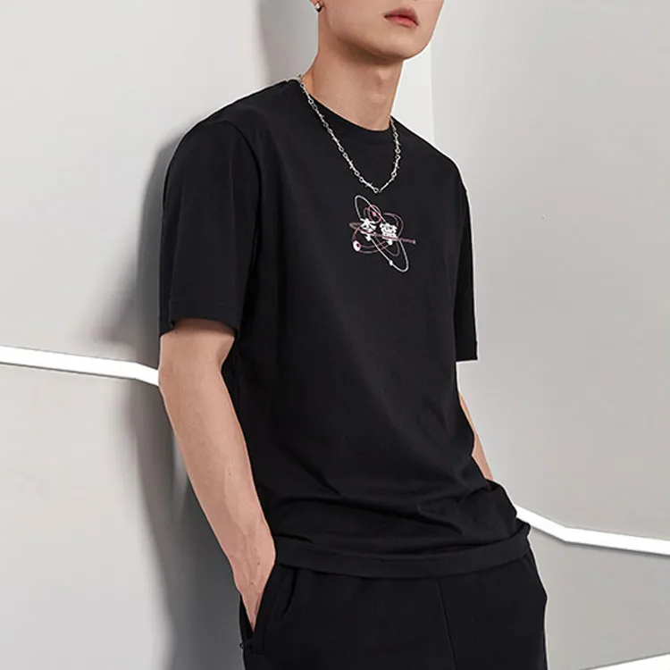 LiNing Sports Fashion Collection T Shirt Men's Black-4