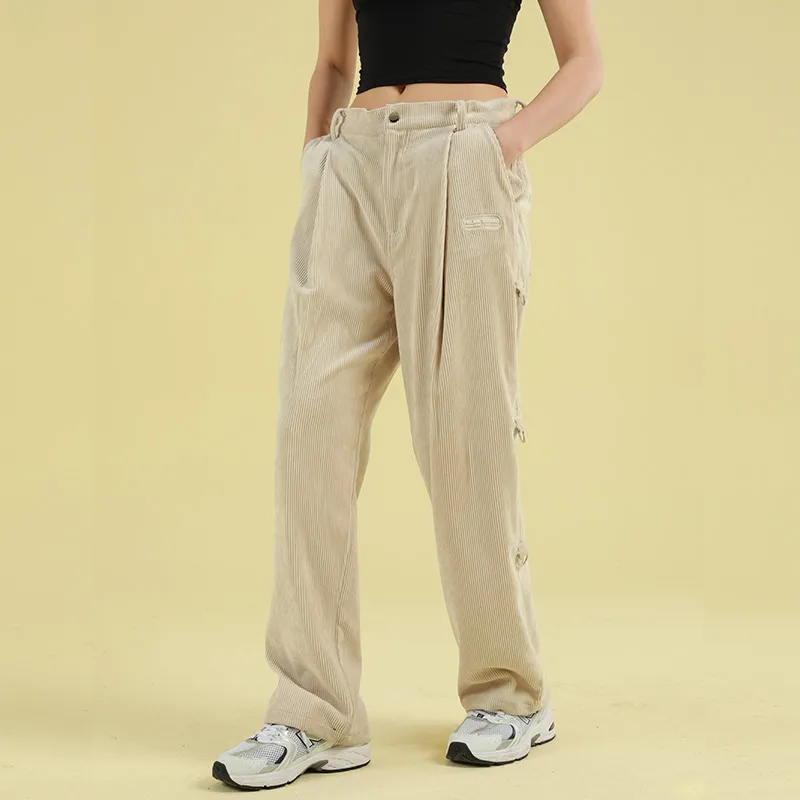 FRLMK Cargo Pants Casual Pants Unisex Khaki-3