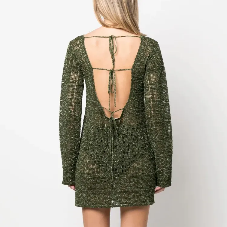 GCDS Monogram knit Minidress-2