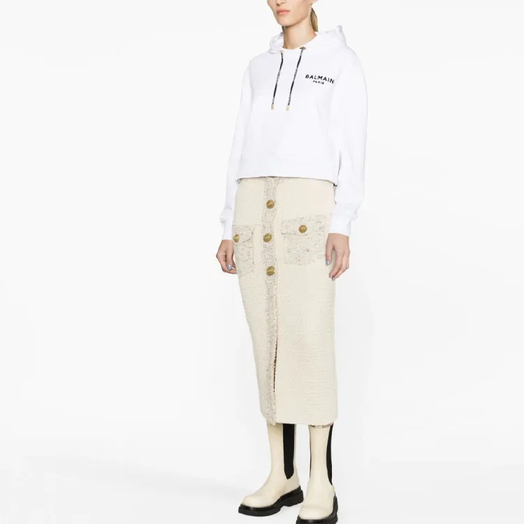 BALMAIN Sweatshirts Women's White-3