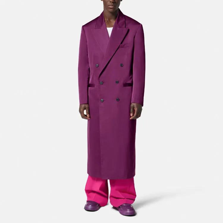 VERSACE FW22 Coats Men's Purple-1