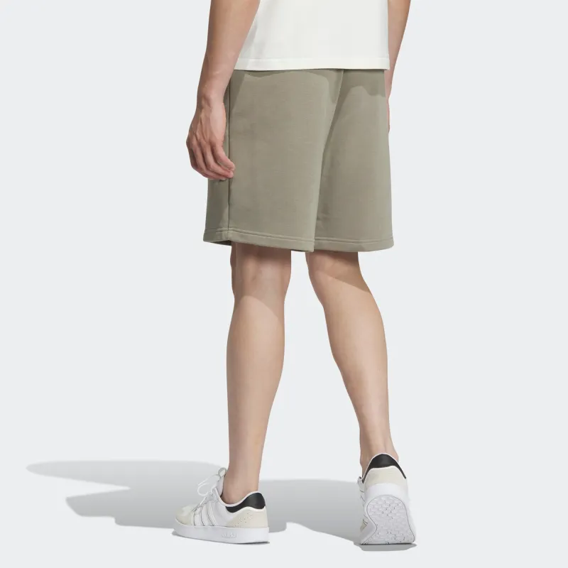 Adidas Neo Casual Shorts Unisex Pebble Silver Gray-2