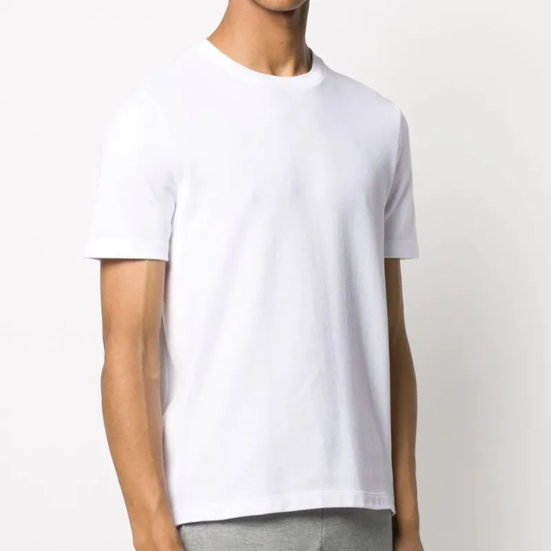 THOM BROWNE Classic Pique Rib Cuff Rwb Tee-3