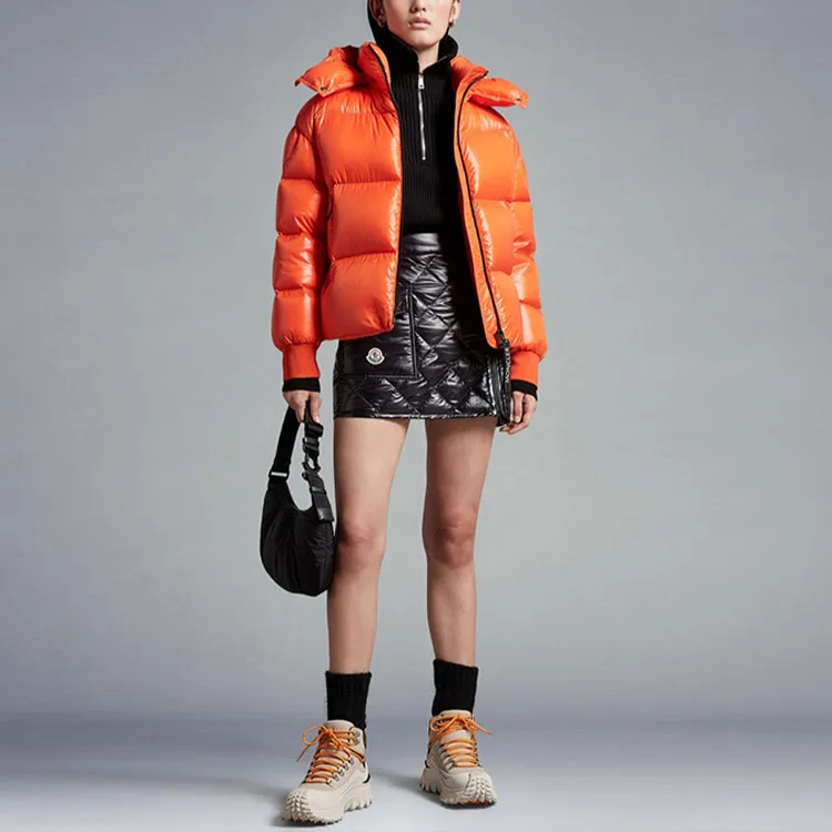 Moncler Down Jackets Women's Bright Orange-3