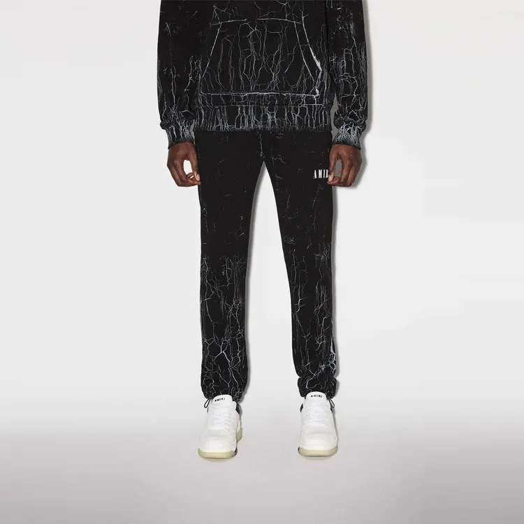 AMIRI Cracked Dye Logo Sweatpants-1