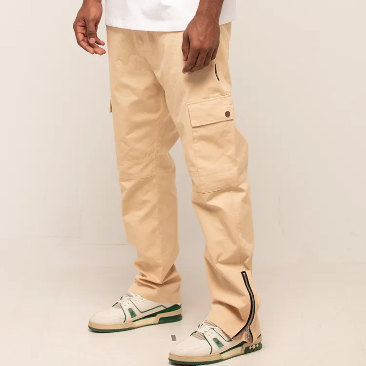 M26D SS21 Casual Pants Men's Apricot-4
