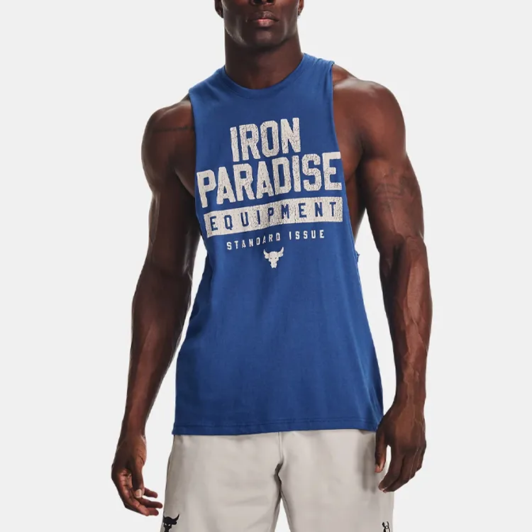 Under Armour Tank Tops Men's Illusion Blue-3
