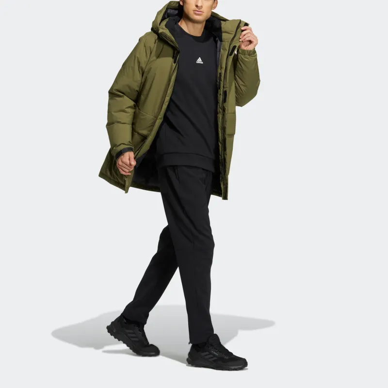Adidas Down Jackets Men Army Green-3