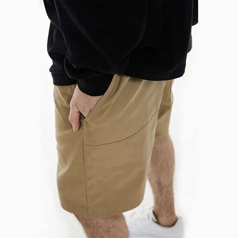 P.M.W SS21 Loose Fit Shorts Men's Khaki-3