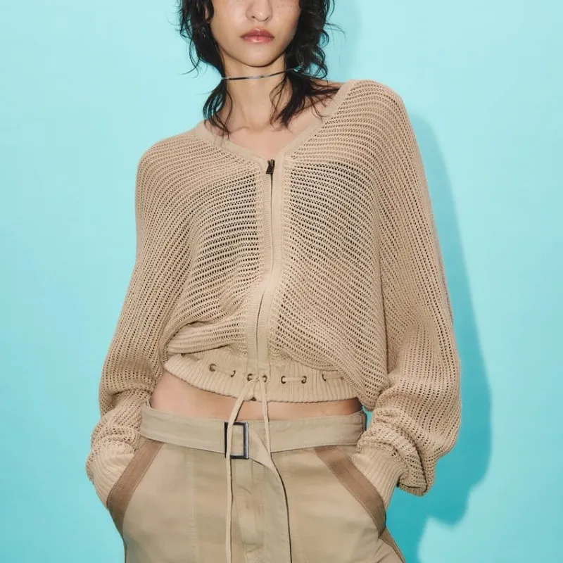 ZARA Jackets Women's Tan-2
