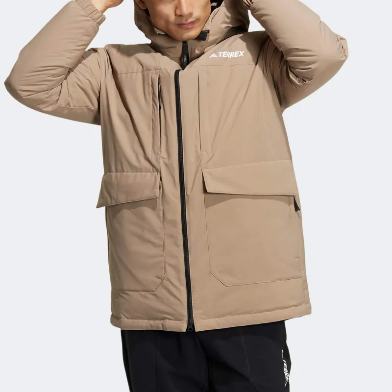 Adidas Down Jacket Unisex Brown-1
