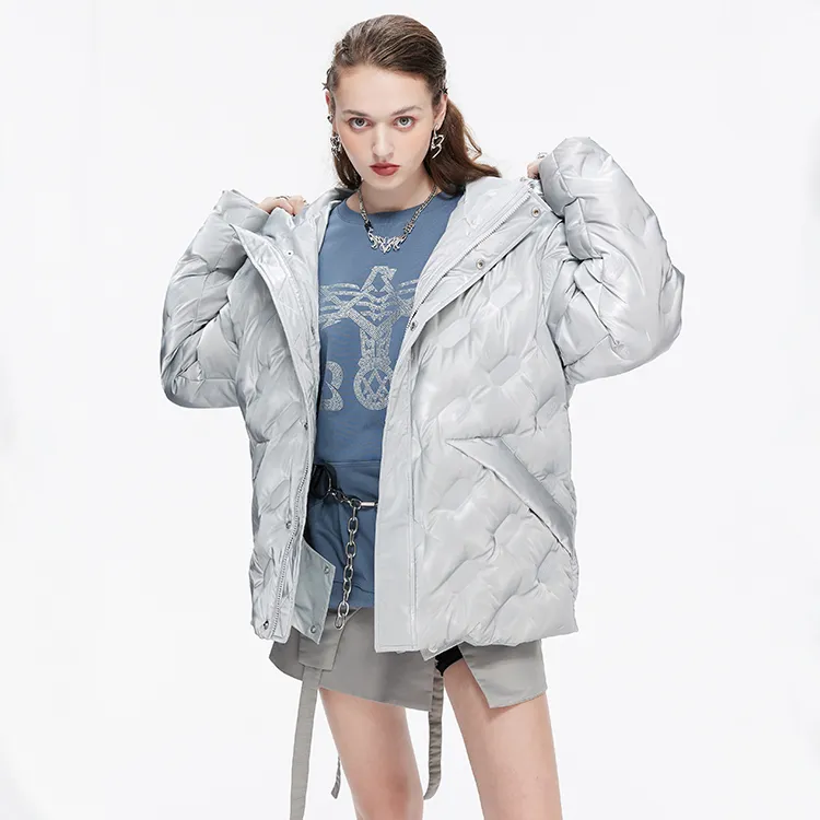 Boy London Down Jacket Winter Unisex Gray-6