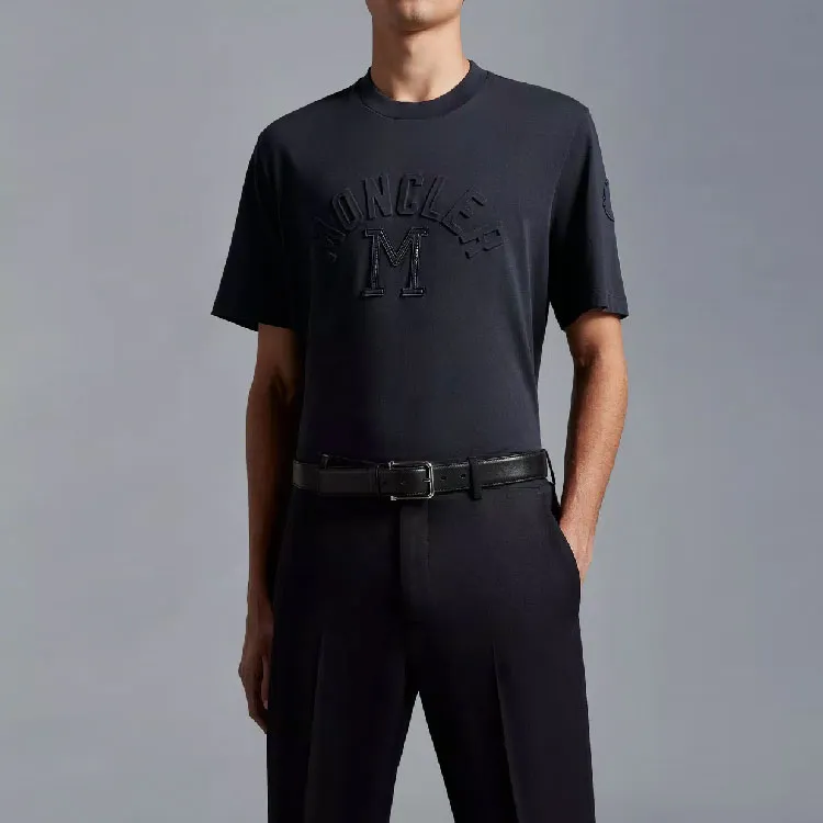 Moncler T Shirts Men Navy-3