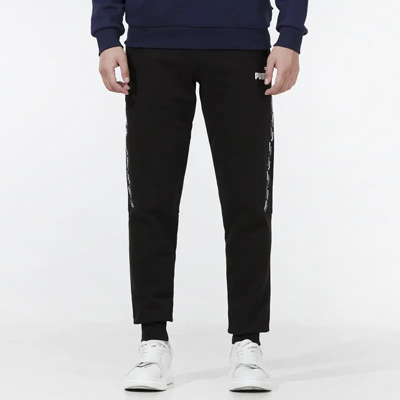 PUMA Power Tape Knitted Sweatpants Men Black-2