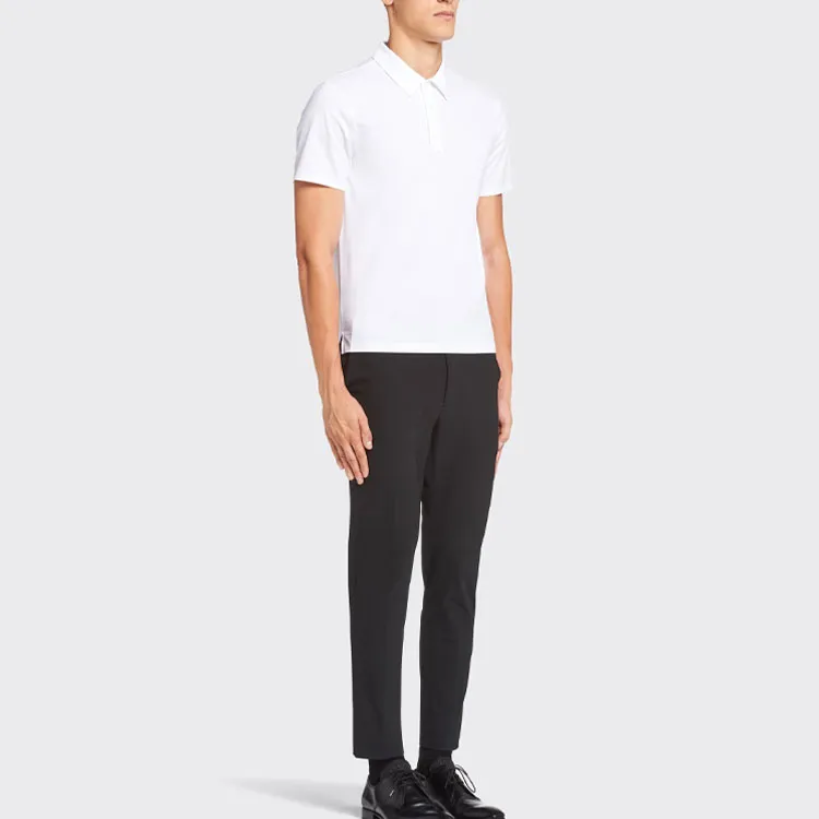 PRADA Polo Shirts Men White-3