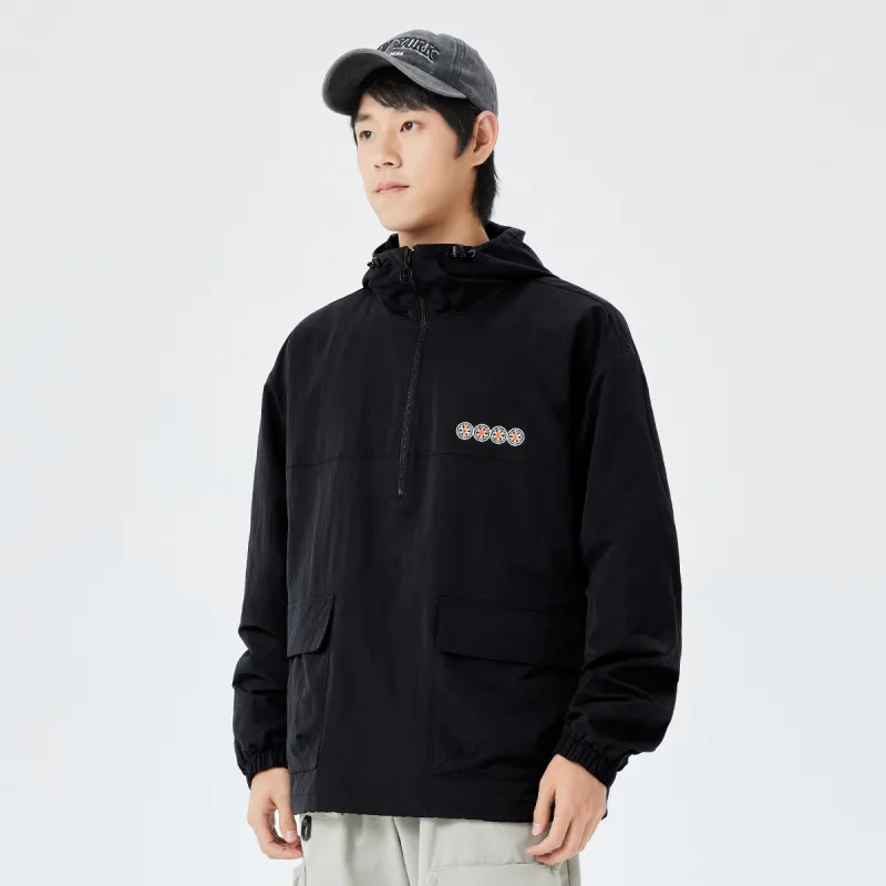 Erke Trench Coats Men Jet Black-2