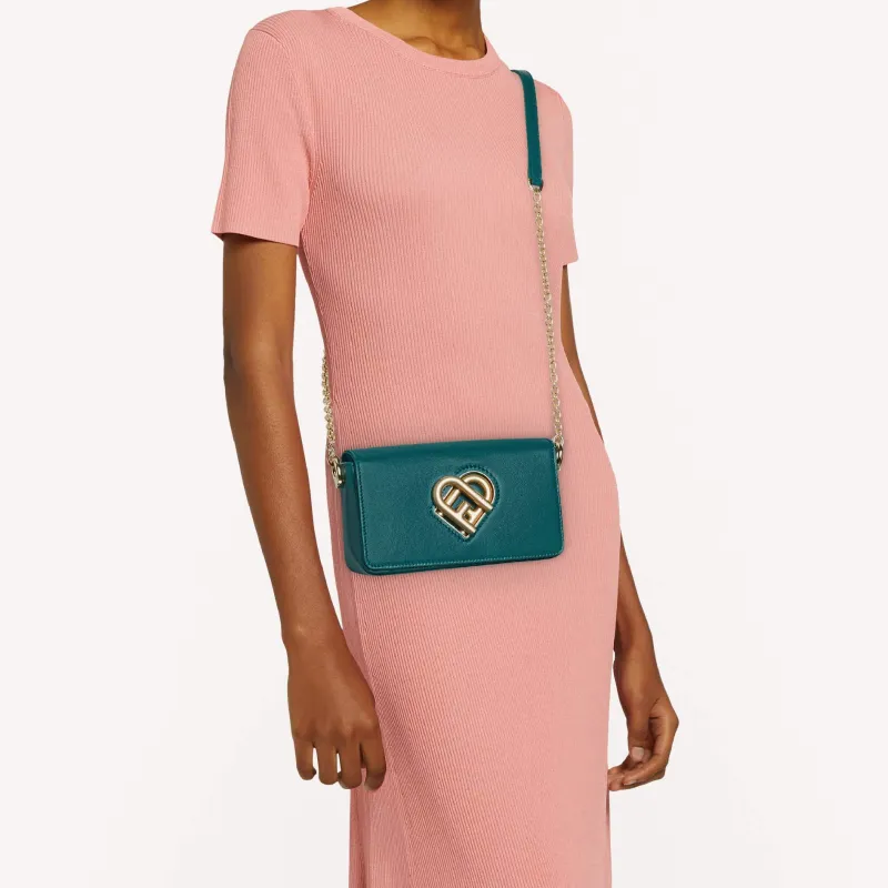 Furla My Joy Taita Calfskin Small Square Bag Shoulder Bag Crossbody Bag Mini Women's Jasper-4