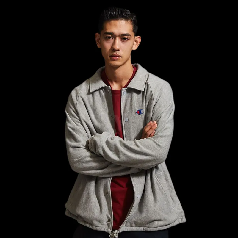 Champion Jacket US Version Unisex Gray-2