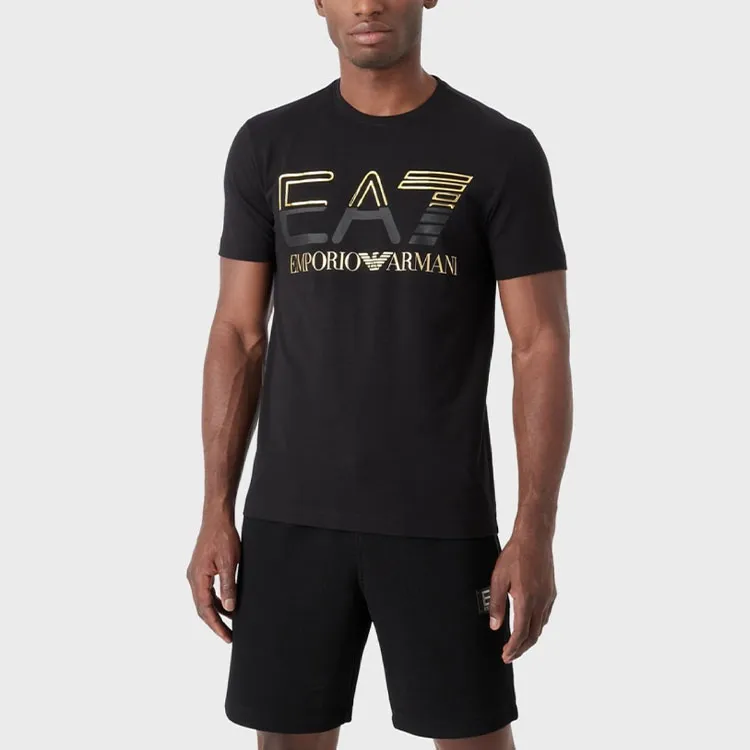 EMPORIO ARMANI T Shirt Men's Black Gold-5