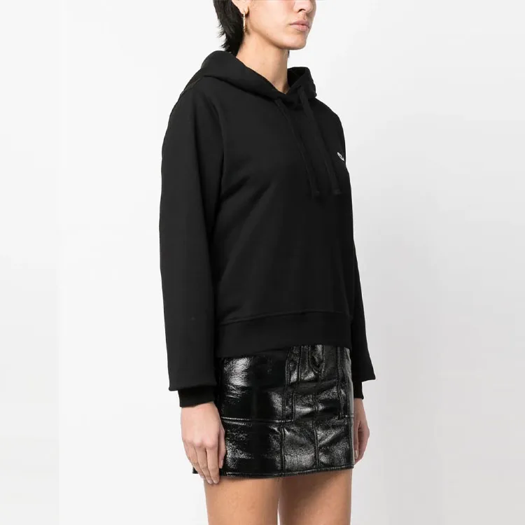 DIESEL F Reggy Logo Patch Drawstring Hoodie-3
