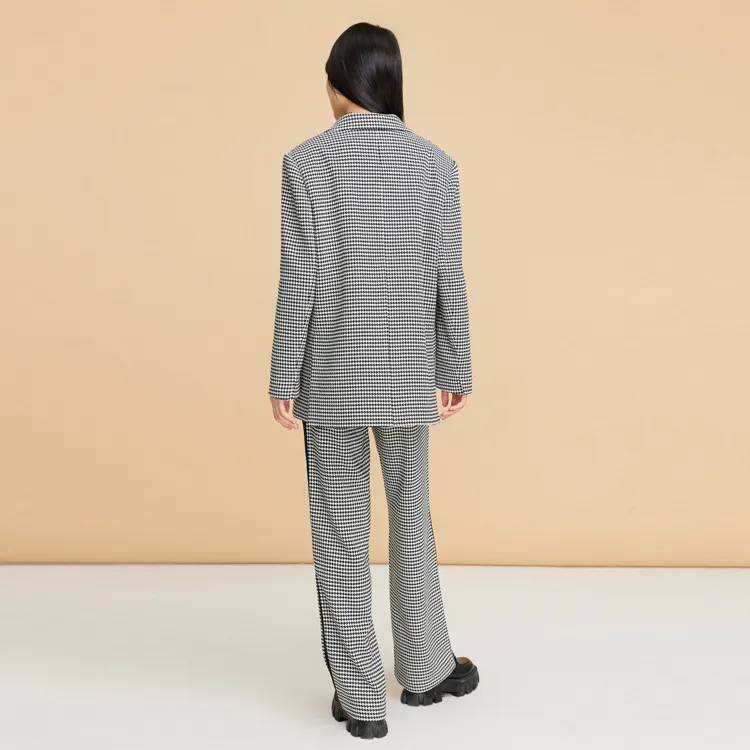 ONLY Business Suits Women's H11 Size 2 Houndstooth NO.2 HOUNDSTOOTH CHECK-2