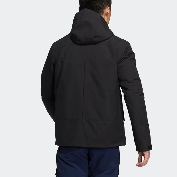 Adidas Down Jackets Men Black-5