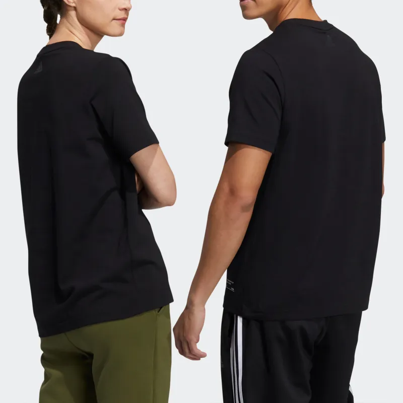 Adidas T Shirts Unisex Black-3