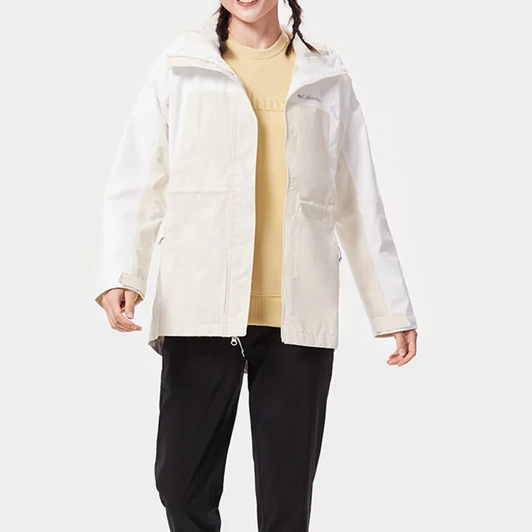 Columbia Windbreaker Jackets Women's White-4