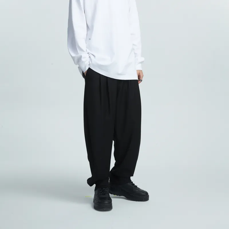 FPA Straight Casual Pants Unisex Black-2