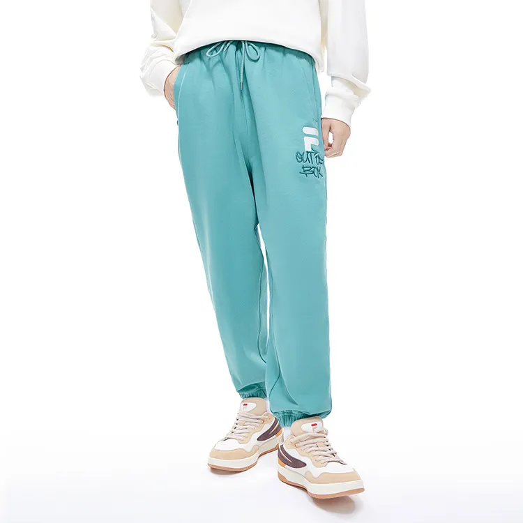 FILA FUSION Knitted Sports Pants Men's Ore Blue-2