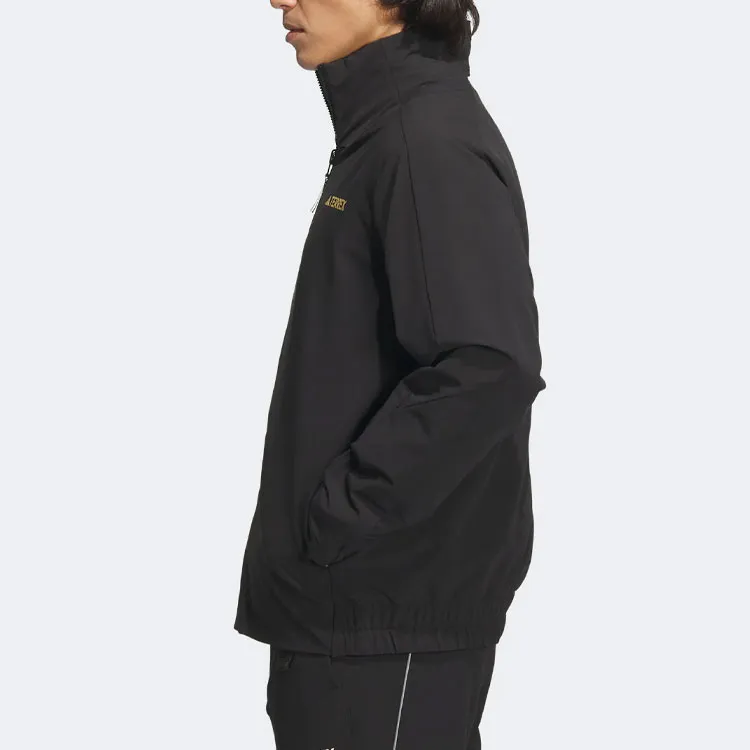 Adidas Outdoor Hiking Water Resistant Windproof Breathable Wear Resistant Windbreaker Jacket Unisex Red-7