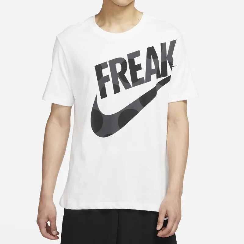 Nike T Shirts Men White-3
