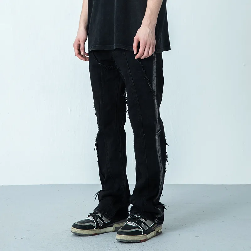 XINYINSU Jeans Unisex Black-2