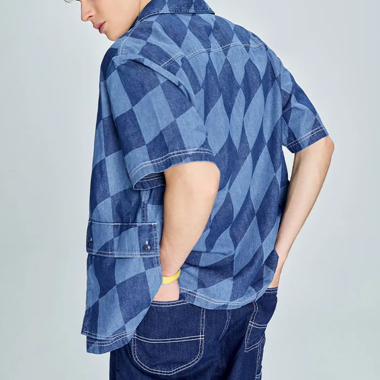 Lee Xline Shirts Men Blue-3