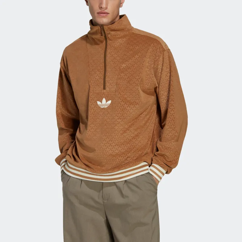 Adidas Originals Adicolor Heritage Now Funnel Velour Top-1