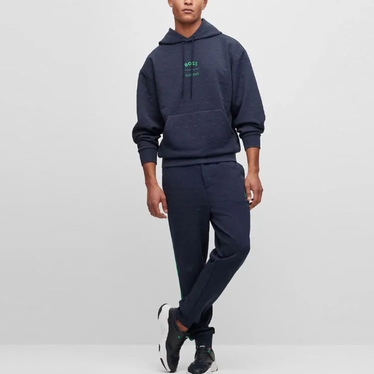 HUGO BOSS x AJBXNG Collaboration SS23 Sweatshirt Men's Dark Blue-1